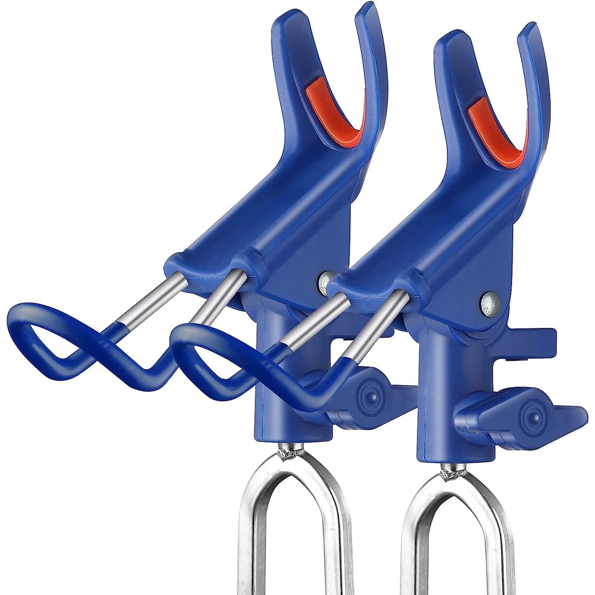 Lot De 2 Supports Canne à Pêche Réglables 360° – Acier Inoxydable, Anti-rouille, Pliable, Pour Cannes Jusqu’à 4 Cm