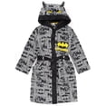 thumbnail image 1 of DC Comics Boys Grey Bathrobe, 1 of 7