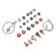 thumbnail image 4 of Pulsera de Regalo de Navidad DIY Bling Bling con 2 cadenas y 22 cuentas navideñas, 4 of 12