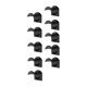thumbnail image 4 of 10 percheros para sombreros, regalos, exhibición de sombreros, organizador de sombreros para tocador, apartamento, oficina Negro, 4 of 9