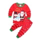 thumbnail image 4 of Conjunto de pijamas de algodón con estampado de dibujos animados para niños y niñas, ropa de dormir con pantalones de manga larga para Navidad, primavera y otoño, 4 of 4