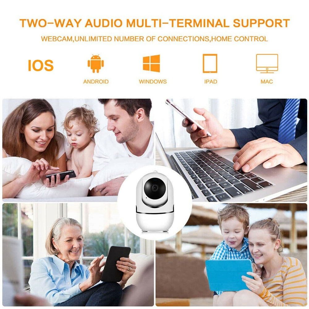 EASTIN Security Camera 1080P HD Pet/Baby/Nanny/Elderly Monitor with Sound Motion Detection 2-Way Audio,Pan/Tilt/Zoom WiFi Surveillance Camera,Wireless Home Cam with Night Vision Works