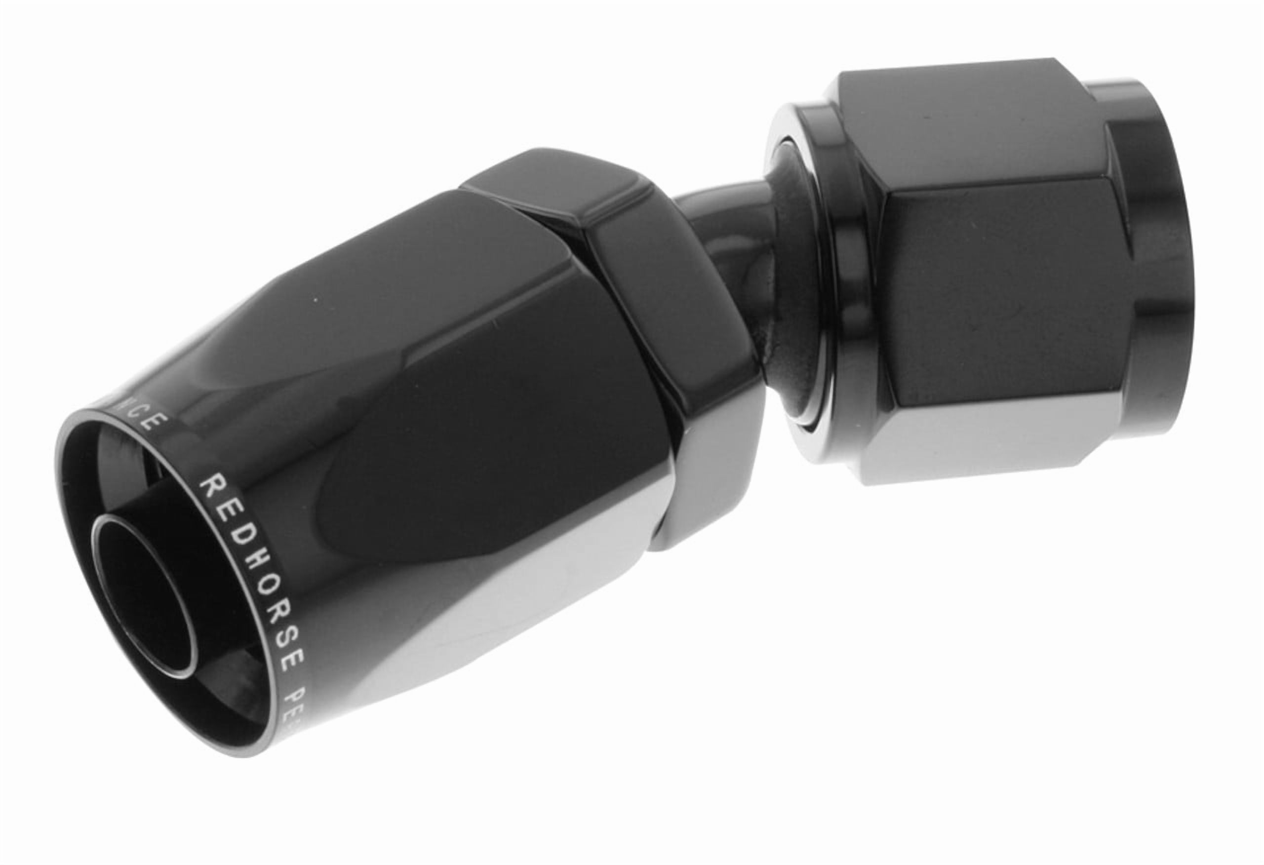 Red Horse Performance 6030-10-2 RHP6030-10-2 -10 30 DEGREE FEMALE ALUMINUM HOSE END - BLACK