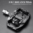 thumbnail image 4 of WEST BIKING MTB Pedales de bicicleta Plataforma dual SPD Bicicleta sin clip, 4 of 8
