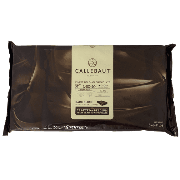 Callebaut L-60-40 60.6% Dark Chocolate Block