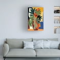 thumbnail image 4 of Trademark Fine Art Treechild Abstract Flower Impressions Canvas Wall Art, 4 of 4