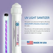 apec ug-uvset-1-4 uv ultra violet sterilizer water filter kit with 1/4 inch quick connect