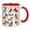 Red, variant on Patriotic Cardinal Coffee Mug, Ceramic Independence Day Mug, Morning Tea Cup for Office Home Kitchen,Independence Day 4th of July Drinkware Vintage Art Idea for Men Women