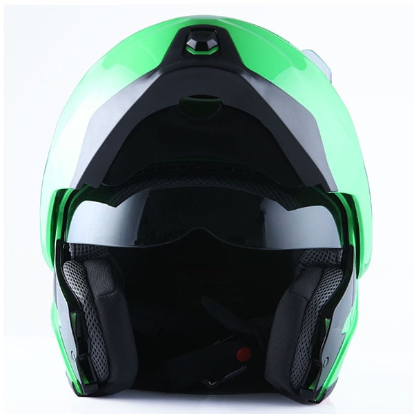 1Storm Motorcycle Street Bike Modular Flip up Dual Visor Sun