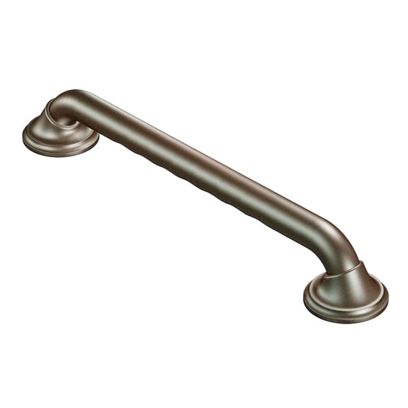 Moen Ultima Bathroom Safety 36-Inch Designer Bathroom Grab Bar with Curl Grip, Old World Bronze