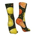 thumbnail image 7 of Cauagu Orange Lemon Pattern Fun Novelty Crew Socks,Casual Athletic Socks Neutral Socks Cozy Crew Socks Christmas Gift, 7 of 7