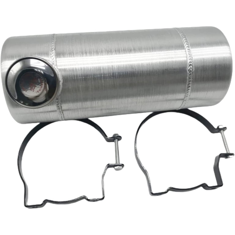 JSD Auto Parts 11 Gallon Spun Aluminum Gas Tank - 10 X33 With 1/4 NPT Outlet