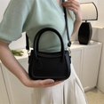 thumbnail image 4 of Bolso de mano para mujer Bolso de cuero de PU Bolso de mano elegante Bolso bandolera (Negro), 4 of 6