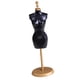 thumbnail image 4 of Maniquí de exhibición de ropa, mueble con soporte, modelo con soporte y Base redonda, juguete para juego de imitación para casa de muñecas, piezas de negro, 4 of 8