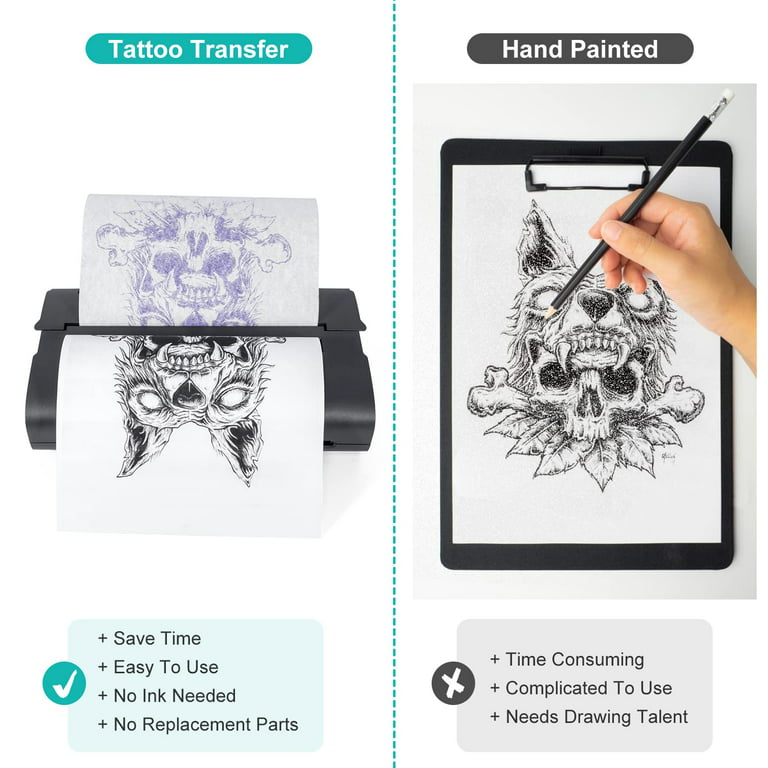 Black Tattoo Transfer Stencil Machine Thermal Copier Printer – SD Tattoo  Supply
