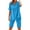 3# Blue, variant on 2 Piece Sets for Women Summer Shorts Oversized Short Sleeve and Bermuda Shorts Lounge Sets Matching Outfits Clothing Blue S
