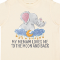 thumbnail image 4 of Inktastic My Memaw Loves Me to the Moon and Back Elephants in Clouds Boys or Girls Toddler T-Shirt, 4 of 5