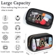 thumbnail image 2 of YOOLIFE Initial Travel Essentials Makeup Bag, Skin Care Clear Toiletry Bag Pouch Cosmetic Bag Case Large Makeup Bag Personalized Birthday Gifts for Women Birthday Gifts for Her Wife Black J, 2 of 7