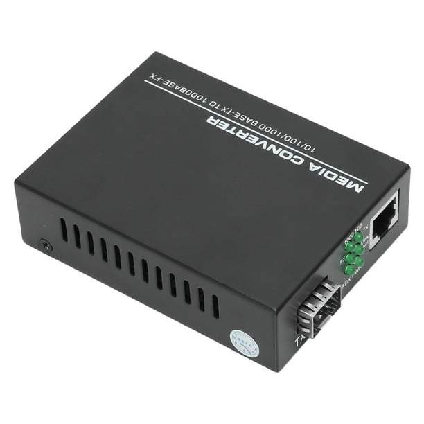 Convertidor de medios Gigabit SFP a RJ45 10 100 1000Base TX a 1000Base FX Convertidor de medios multimodo de fibra a Ethernet