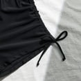 thumbnail image 6 of Duqingm Swimsuit for Women 2 Piece Bikini Set Cutout Popular Swimsuit High Waisted Textured 2026 Summer Beach Swim Bathing Suits Black,L, 6 of 7