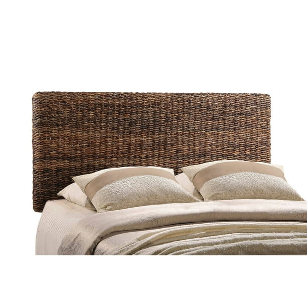 Buru Queen Size Handwoven Banana Leaf Headboard