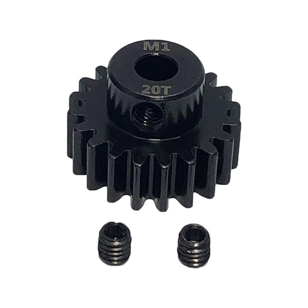 Engranaje Piñón Sin Escobillas M1 5 Mm Metal para 1/8 RC Buggy Truck (20T)