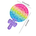 thumbnail image 3 of Juguete Para El Estrés Con Burbujas Sensoriales, Juguete Para Apretar Burbujas De Silicona Para Necesidades Especiales De Autismo Para Niños Y Adultos Speravity FN007054-01, 3 of 6