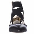 thumbnail image 2 of Womens MICHAEL Michael Kors Meadow Strappy Pointed-Toe Pump Heels - Black, 2 of 6