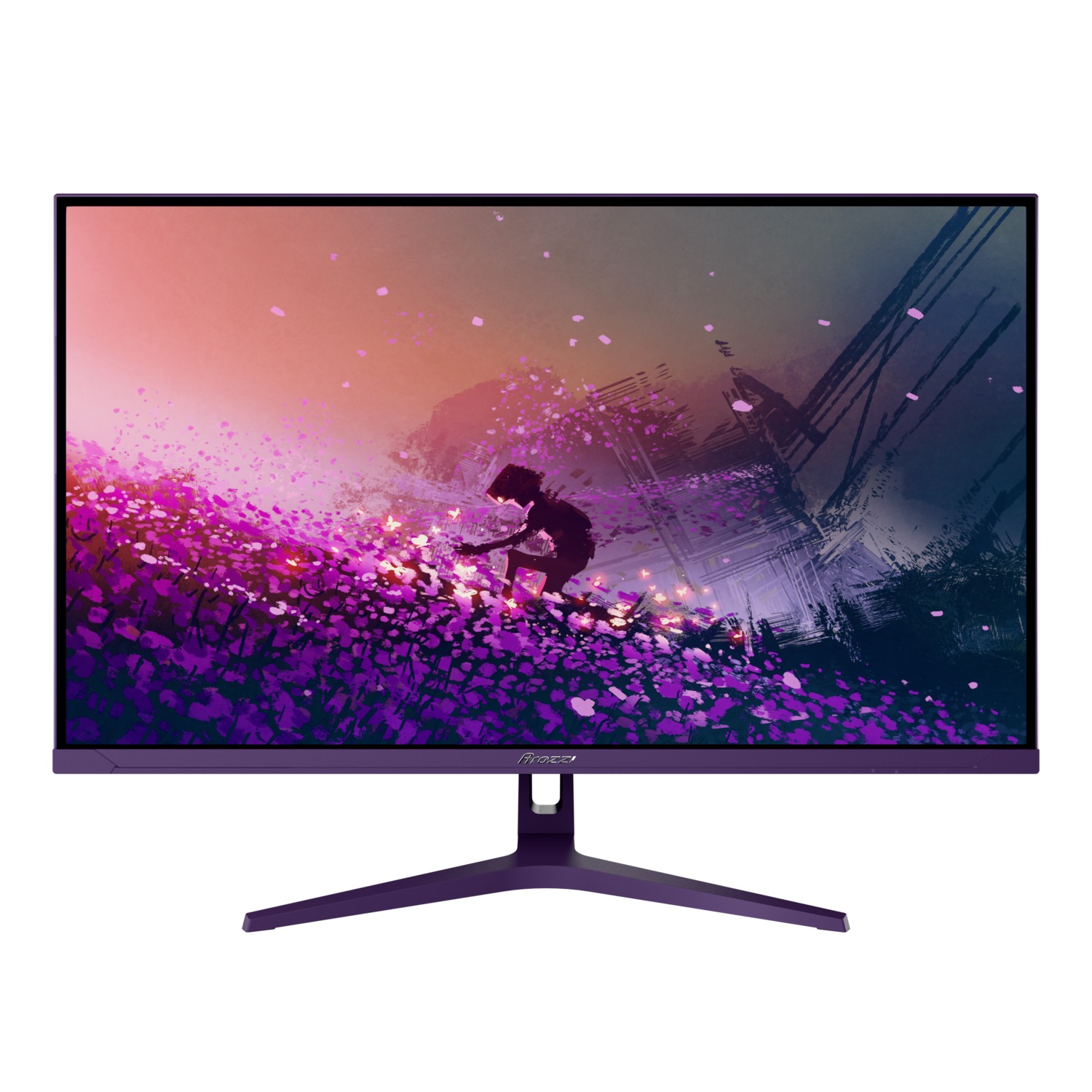 Arozzi Nova 32" QHD 2K Gaming Monitor – IPS, 180Hz, 1ms, HDR10, Adaptive Sync – Purple