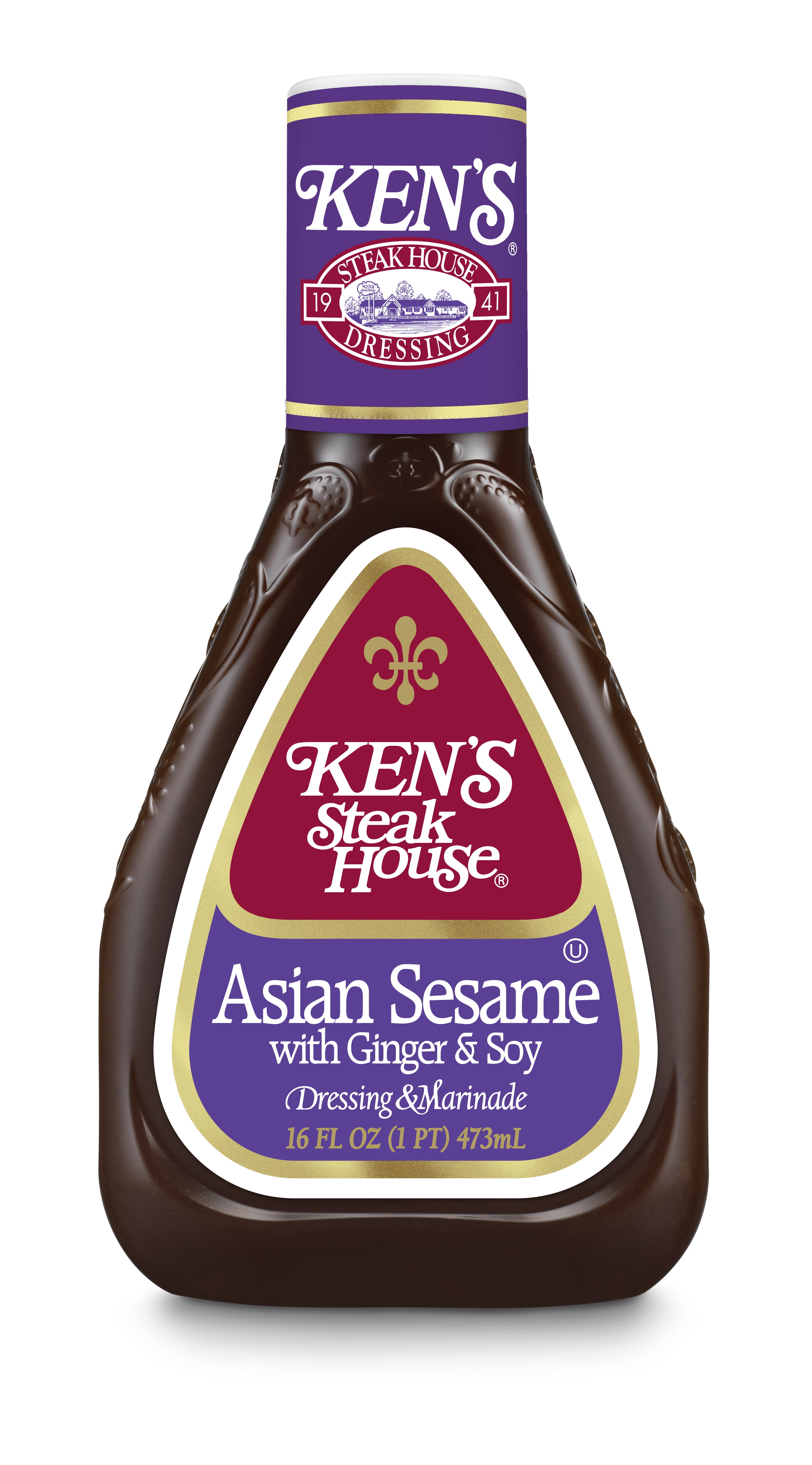 Ken's Steakhouse Dressing, Asian Sesame with Ginger, 16 Fl Oz Walmart