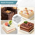 thumbnail image 6 of Donepart 9x9inch Square Cake Pan Set of 2, Nonstick Brownie Pan 2-Pack, Carbon Steel Baking Pans for Cakes Casseroles, Oven Safe, 6 of 7