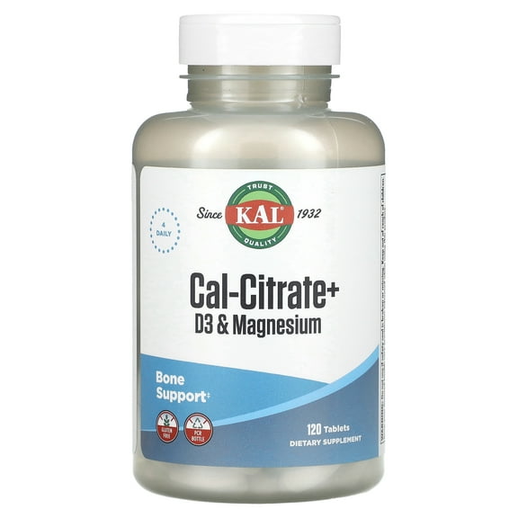 Cal-Citrate   by Kal - 120 Tablets