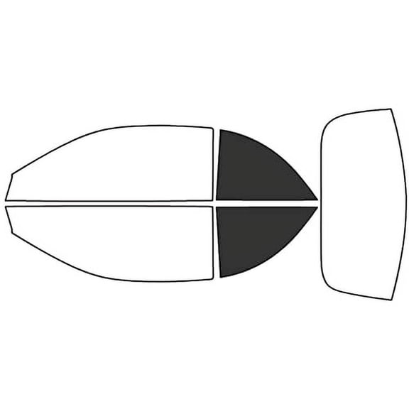 Rvinyl Window Tint Kit Compatible with Toyota Solara 2000-2003 (Convertible) - Back Precut Kit - 20%