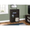 thumbnail image 4 of Monarch Specialties Bookshelf, Bookcase, 4 Tier, 36"h, Office, Bedroom, Laminate, Brown, Transitional, 4 of 5