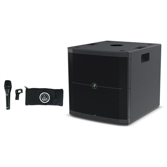 Mackie Thump118S 18" 1400w Powered DJ PA Subwoofer Sub Thump 118S AKG Microphone