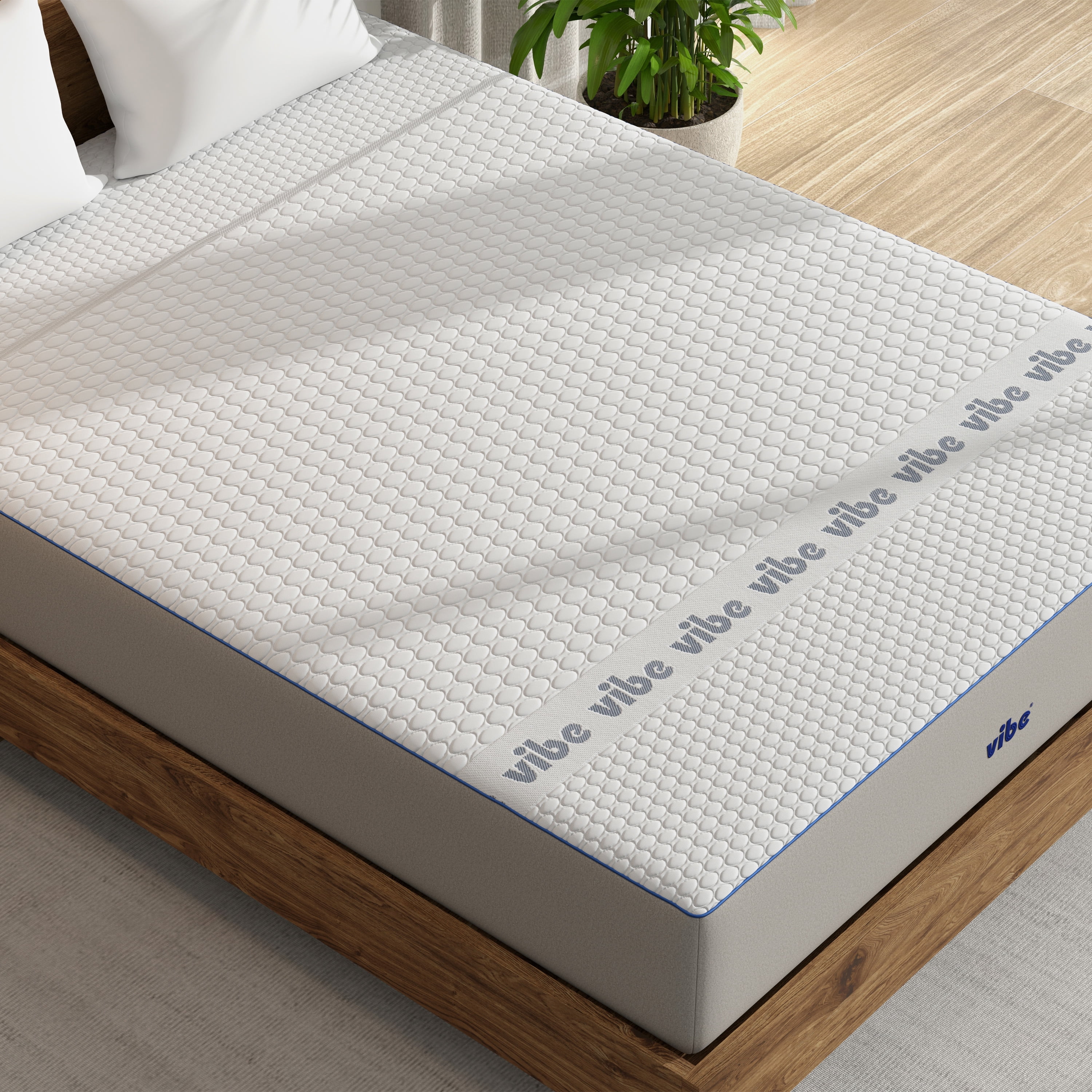 Vibe 11" Gel Memory Foam Mattress, Medium Plush, Cal King