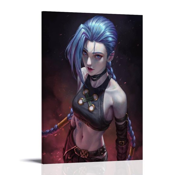 Jinx Painting Vintage Poster Picture Print Wall Art Poster Painting Canvas Posters Artworks Gift Room Aesthetic