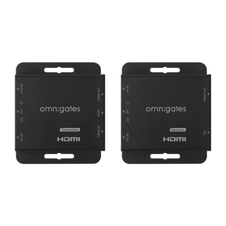 Omnigates HDMI Extender over single 164ft UTP Cat6/Cat5e Ethernet Cable with IR control HD Video Audio IR Signals, EDID, DTS-HD Dolby TrueHD 1080P 720P HDCP