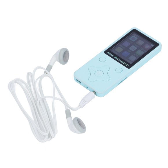 Lecteur MP3 / Lecteur MP4, Écran 64 Go 1,8 Pouces Portable HiFi Son Sans Perte 180mAh Lecteurs MP3 & MP4 avec Écouteurs, Lecteur de Musique MP3 MP4 pour Enfants Tout-Petits Adultes Sports