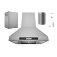 thumbnail image 6 of Hauslane | Chef Series IS-500 30" Island Range Hood | Elegant Canopy Design with Powerful Motor and Quiet Operation | Dual Control, Changeable LED, Delay Shutoff, Baffle Filters | Fits 6" Round Duct, 6 of 6