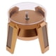 thumbnail image 5 of Expositor de joyas giratorio de 360 ​​grados con energía solar y LED Base de oro, 5 of 9