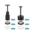 thumbnail image 3 of Unique Bargains E14/E27 Light Socket Rings Lamp Shade Holder Ring Replacement with Removal Tool 1 Set/14pcs, 3 of 5