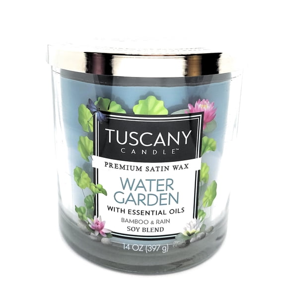 Water Garden Long-Lasting Scented Jar Candle (14 oz)