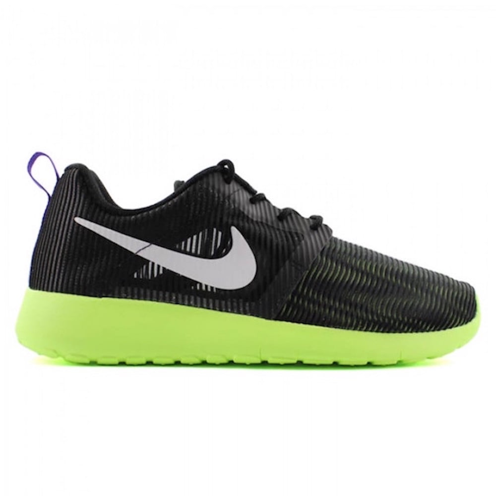 Nike Roshe One Flight Weight Casual Shoes Black/White/Ghost Green/Grape ...