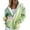 Green, variant on Bovemsi Sweatshirt for Women Zip Activewear Jacket Coat Printed Fall Outwear With Pockets Zip Up Hoodie