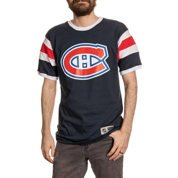 Montreal Canadiens Retro Varsity Inset Sleeve T-Shirt