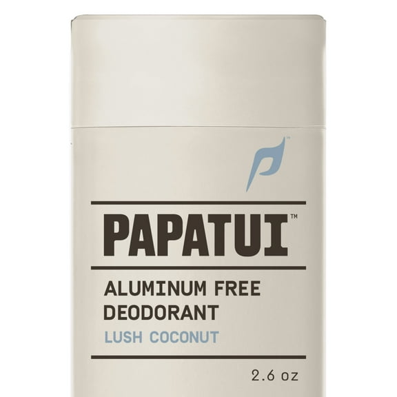 Papatui Triple Action Complex Men's Aluminum Free Deodorant, Lush Coconut, 2.6 oz