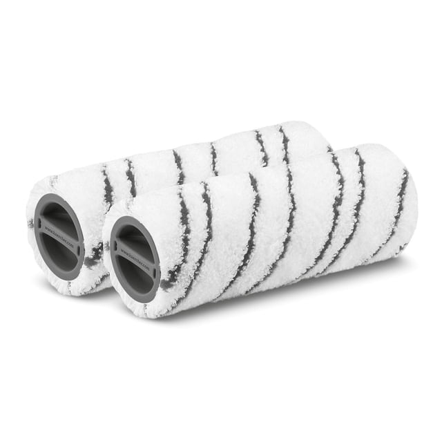 Rodillos de Microfibra grises Karcher para limpiador de pisos FC 5 2 pzas