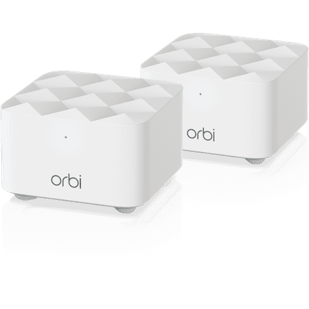Orbi™ Mesh WiFi System (2-pack). Up to 3,000 sq. ft. 1.2Gbps Dual-band WiFi (RBK12) By NETGEAR