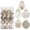 B, variant on Wooowa 30 PCS Clear Christmas Ornaments Balls, Clear Fillable Plastic Ornaments Ball, DIY Christmas Decorations, Hanging Ornaments for Crafts